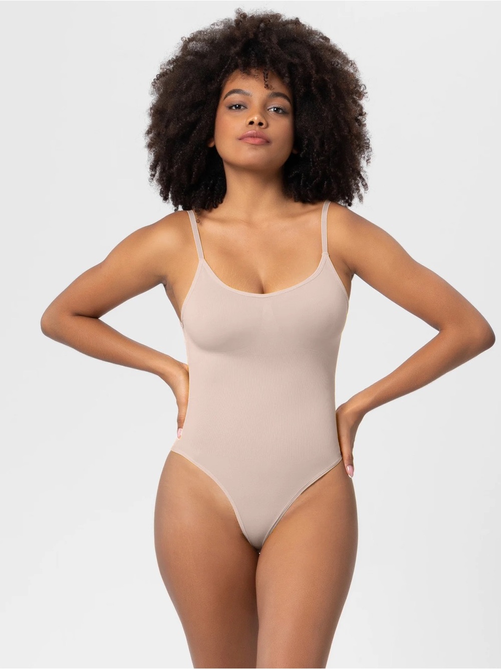 Women Shapewear Tummy Control Sculpting Nude Bodysuit Low Back Bodysuit Body Sha